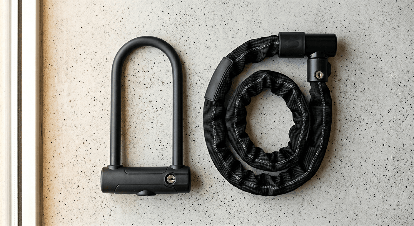 Bicycle U-Lock Review For Delivery Riders — U-Lock Vs Chain Lock: Which Is Better?