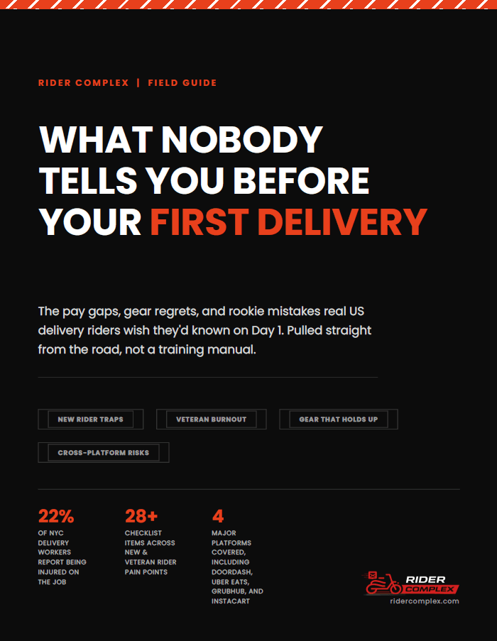 Cover of the Rider Complex Field Guide: What Nobody Tells You Before Your First Delivery