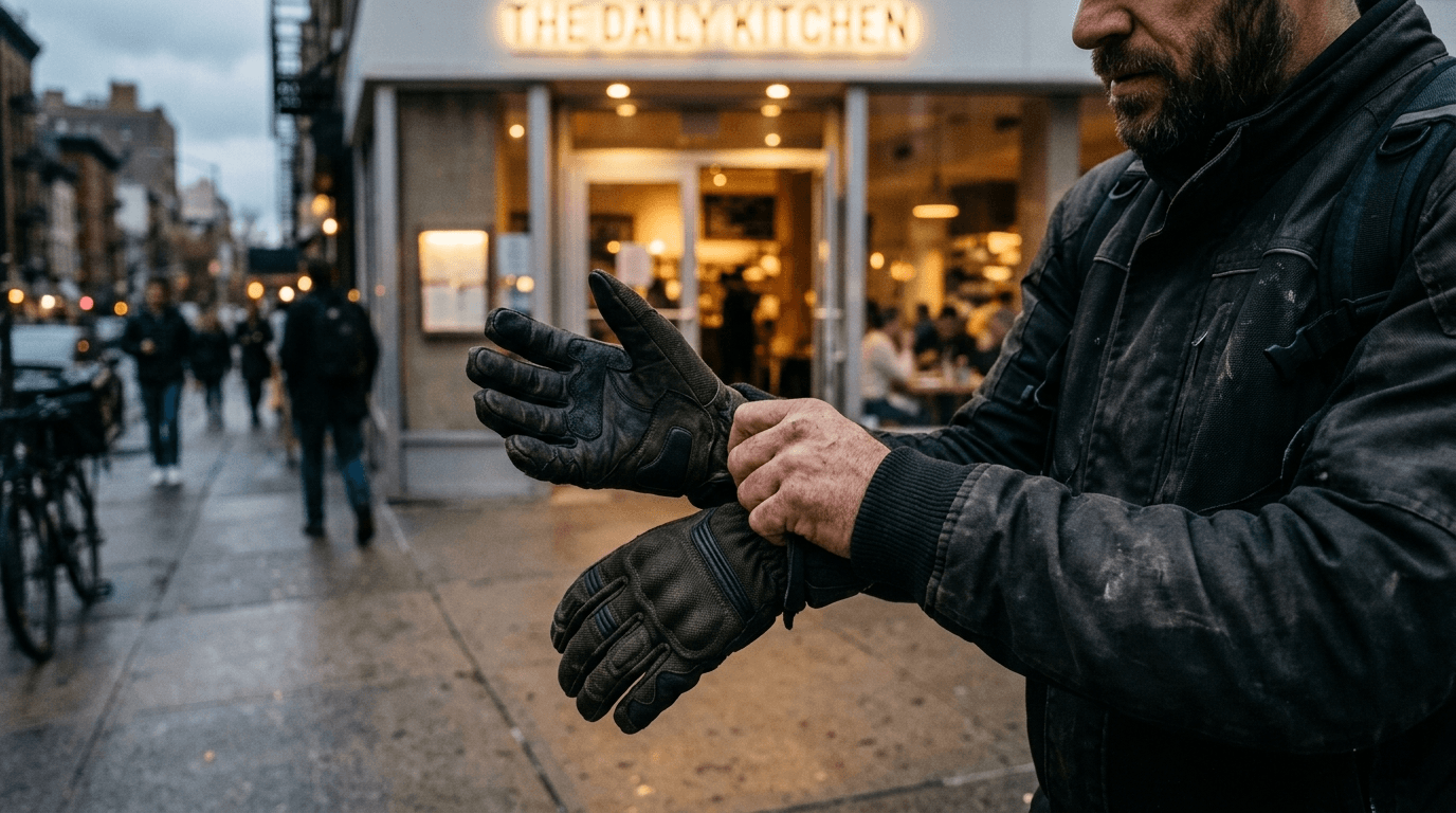 Best Men's Motorcycle Gloves for Uber Eats & DoorDash Riders 2026