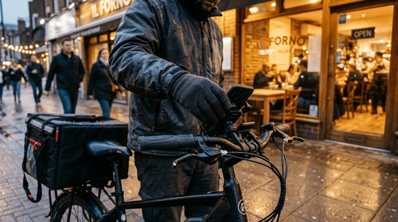 Best Motorcycle Handlebar Phone Mount for Food Delivery 2026